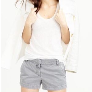 J crew 3” Faded grey chino shorts size 2